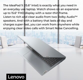 Foto 4 | Foto 4 | Ordenador Portátil Lenovo Ideapad 1 Student De 15,6 Pulgadas, 8 Gb De Ram, 128 Gb, Ssd + 128 Gb - Venta Internacional.