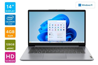 Foto 2 | Foto 2 | Ordenador Portátil Lenovo Ideapad 1 14 Celeron N4020 4 Gb Ram 128 Gb Ssd - Venta Internacional.