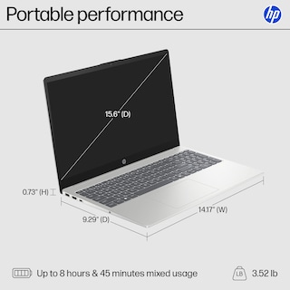 Foto 5 | Foto 5 | Laptop Hp Con Pantalla Táctil Hd De 15.6 Pulgadas Ryzen 3 7320u 8 Gb Ram 128 Gb Ssd - Venta Internacional.