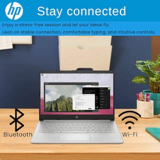 Foto 5 | Foto 5 | Ordenador Portátil Hp 14 Hd Display Intel Celeron 16 Gb Ram 640 Gb Plata - Venta Internacional.
