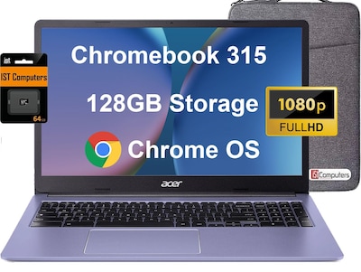 Foto 1 | Foto 1 | Portátil Acer Chromebook 315 De 15,6 Pulgadas Con Pantalla Fhd Intel Celeron De 4 Gb/128 Gb - Venta Internacional.