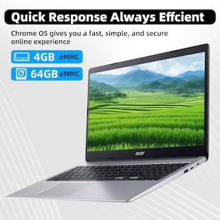 Foto 3 | Foto 3 | Ordenador Portátil Acer Chromebook 315 2024 De 15,6 Pulgadas Intel Celeron De 4 Gb/64 Gb - Venta Internacional.