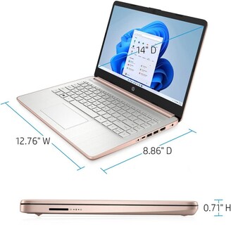 Foto 7 | Foto 7 | Ordenador Portátil Hp 2023 Hd Intel Celeron N4120 De 14 Pulgadas, 8 Gb De Ram, 320 Gb - Venta Internacional.