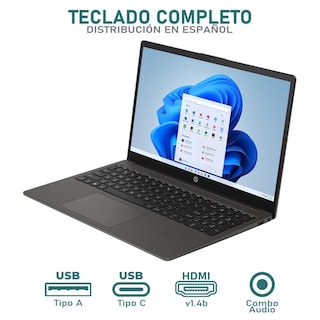 Foto 4 | Foto 4 | Laptop Hp 250 G10 Intel Core I3 N305 16gb Ram 512gb Ssd 15.6'' Windows 11 Home Teclado En Español + Mouse Dxt