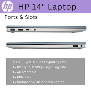 Foto 6 | Foto 6 | Ordenador Portátil Hp Más Nuevo Portátil 14 Hd Intel Core I3-n305 32 Gb 512 Gb - Venta Internacional.