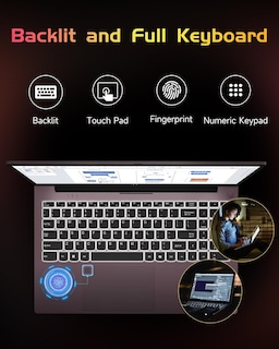 Foto 4 | Foto 4 | Ordenador Portátil Nimo Ips Fhd De 15 6 Pulgadas 16 Gb De Ram 1 Tb Ssd Intel Pentium N100 - Venta Internacional.