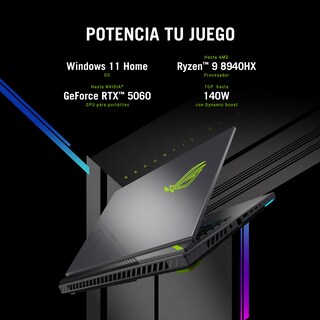 Foto 4 | Foto 4 | Laptop Gamer ASUS ROG Strix G16 2025, AMD Ryzen 9 8940hx, RTX 5060, 16GB Ram, 1TB SSD, 16'' FHD+ 165hz