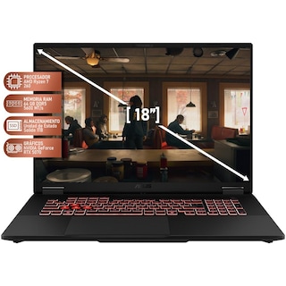 Foto 2 | Foto 2 | Laptop Gamer Asus Tuf Gaming A18 Geforce Rtx 5070 Amd Ryzen 7 260 64gb Ram 1tb Ssd 18'' Windows 11 Home Teclado En Ingles