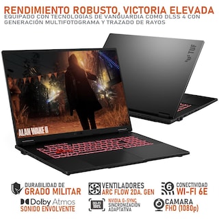 Foto 3 | Foto 3 | Laptop Gamer Asus Tuf Gaming A18 Geforce Rtx 5070 Amd Ryzen 7 260 64gb Ram 1tb Ssd 18'' Windows 11 Home Teclado En Ingles