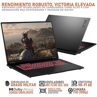 Foto 3 | Foto 3 | Laptop Gamer Asus Tuf Gaming A18 Geforce Rtx 5070 Amd Ryzen 7 260 32gb Ram 1tb Ssd 18'' Windows 11 Home Teclado En Ingles