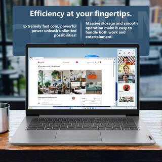 Foto 4 | Foto 4 | Ordenador Portátil Lenovo Ideapad 1 Everyday 14 Hd 8 Gb Ram 384 Gb Ssd - Venta Internacional.