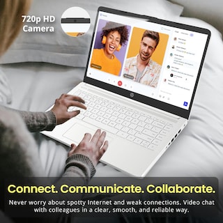 Foto 6 | Foto 6 | Ordenador Portátil Hp Flagship 14 Hd De 8 Gb De Ram, 1,22 Tb De Almacenamiento Win 11s, Color Blanco - Venta Internacional.
