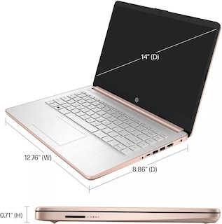 Foto 5 | Foto 6 | Portátil Hp Ultradelgado Para Uso Diario, 14 Pulgadas, Windows 11 Pro, 8 Gb De Ram 384 Gb - Venta Internacional.
