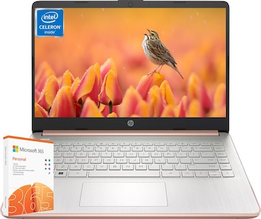 Foto 1 | Foto 1 | Ordenador Portátil Hp 14 Ultraligero Para Empresas Intel Celeron 16 Gb 384 Gb - Venta Internacional.