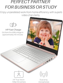 Foto 4 | Foto 4 | Ordenador Portátil Hp 14 Ultraligero Para Empresas Intel Celeron 16 Gb 384 Gb - Venta Internacional.