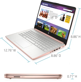 Foto 5 | Foto 5 | Computadora Portátil Hp 2022 Premium Hd Intel Quad-core De 14 Pulgadas De 8 Gb/64 Gb - Venta Internacional.