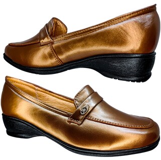 Foto 4 | Foto 4 | Mocasín Piel Borrego Cómodo Enco Footwear Tacón Herraje Pie Delicado