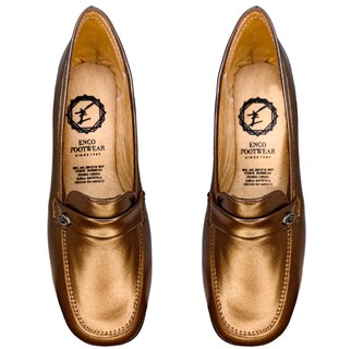 Foto 5 | Foto 5 | Mocasín Piel Borrego Cómodo Enco Footwear Tacón Herraje Pie Delicado