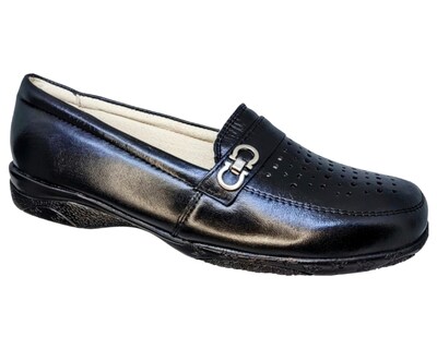 Foto 1 | Foto 1 | Zapato Confort de Piel Enco Footwear Negros para Mujer