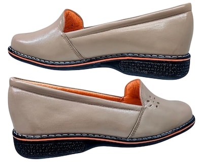 Foto 6 | Foto 6 | Mocasín Enco Footwear Camel Piel Borrego Horma Amplia Cómodo Diario para Mujer