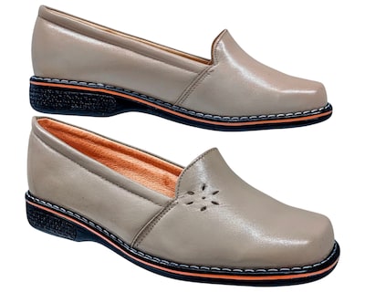 Foto 7 | Foto 7 | Mocasín Enco Footwear Camel Piel Borrego Horma Amplia Cómodo Diario para Mujer