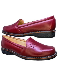 Foto 3 | Foto 3 | Mocasín de Piel Enco Footwear MD111-01 Rojo para Mujer