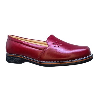 Foto 5 | Foto 5 | Mocasín de Piel Enco Footwear MD111-01 Rojo para Mujer