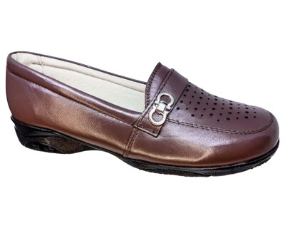 Foto 1 | Foto 1 | Zapato Casual de Piel Enco Footwear MD094-1 Marrones para Mujer