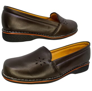 Foto 2 | Foto 2 | Zapato Confort de Piel Enco Footwear Café