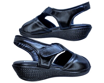 Foto 3 | Foto 3 | Zapatos Enco Footwar Negros para Mujer