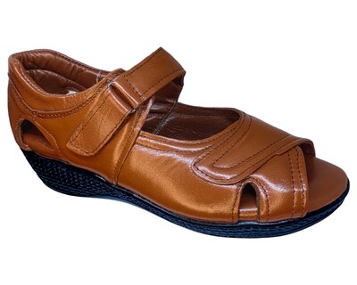 Foto 1 | Foto 1 | Sandalia De Mujer Piel Borrego Para Pie Delicado Huarache Casual