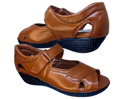 Foto 3 | Foto 3 | Sandalia De Mujer Piel Borrego Para Pie Delicado Huarache Casual