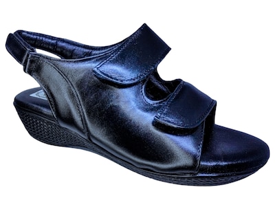Foto 1 | Foto 1 | Sandalias de Piel Enco Footwear Negras para Mujer