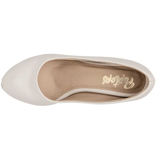 Foto 2 | Foto 2 | Zapatos para Mujer Poptops Blancos Tacón Bajo