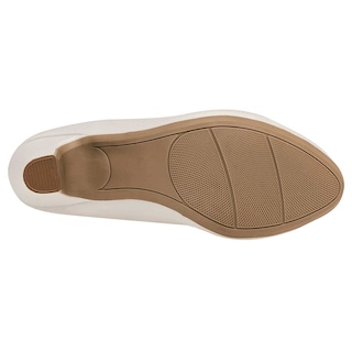Foto 3 | Foto 3 | Zapatos para Mujer Poptops Blancos Tacón Bajo