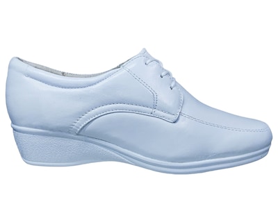 Foto 6 | Foto 6 | Zapatos de Enfermería de Piel en Blanco para Mujer