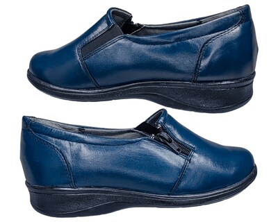 Foto 3 | Foto 3 | Zapatos Casuales Mujer Piel Borrego Para Diabético Confort Cierre
