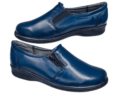 Foto 7 | Foto 7 | Zapatos Casuales Mujer Piel Borrego Para Diabético Confort Cierre