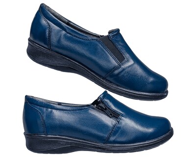 Foto 4 | Foto 4 | Zapatos Casuales Mujer Piel Borrego Para Diabético Confort Cierre