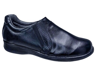 Foto 1 | Foto 1 | Zapatos Casuales Enco Footwear Negros Piel Borrego para Diabético Confort para Mujer
