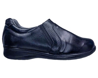 Foto 2 | Foto 2 | Zapatos Casuales Enco Footwear Negros Piel Borrego para Diabético Confort para Mujer
