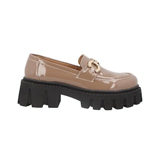 Foto 1 | Foto 1 | Zapato Mujer Kipon Casual Plataforma Mocasin Chunky Hebilla Cafe