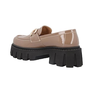 Foto 4 | Foto 4 | Zapato Mujer Kipon Casual Plataforma Mocasin Chunky Hebilla Cafe