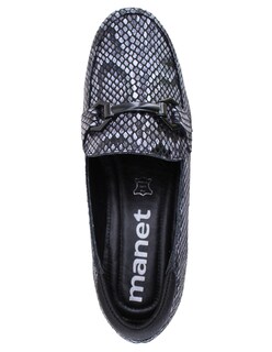 Foto 4 | Foto 4 | Zapato Manet De Piel Con Media Cuña