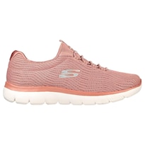 Tenis Textiles Memory Faom Color Rosa Para Mujer