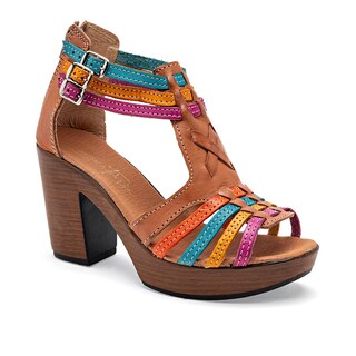 Foto 1 | Foto 1 | Mora Tierra Zapatos Para Mujer Camel Multicolor Cod.132498