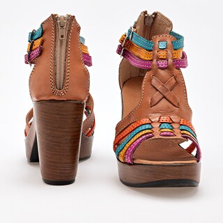 Foto 3 | Foto 3 | Mora Tierra Zapatos Para Mujer Camel Multicolor Cod.132498