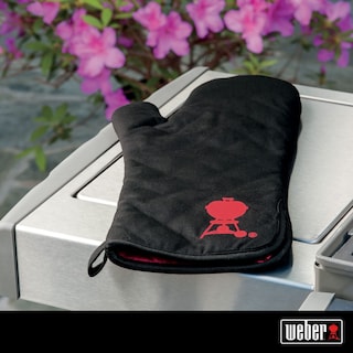 Foto 3 | Foto 3 | Guante para Barbacoa Weber Negro con Bordado Rojo - Venta Internacional