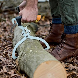 Foto 4 | Foto 4 | Pinzas Y Soporte Para Troncos Fiskars De 30 Cm De Diámetro, Color Negro - Venta Internacional.