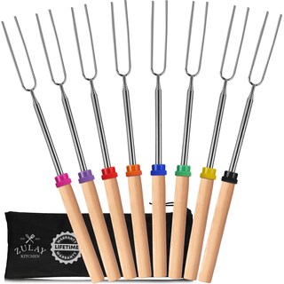 Foto 1 | Foto 1 | Palitos Para Asar Malvaviscos Zulay Kitchen 32 Cm, Paquete De 8 - Venta Internacional.